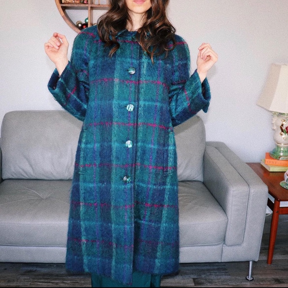 Vintage Mohair Blend Coat